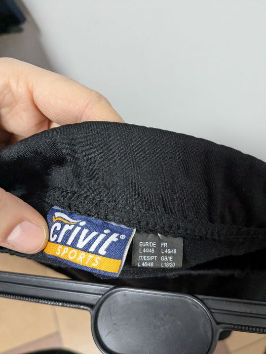 Crivit Sports spodnie sportowe treningowe czarne rozm. L