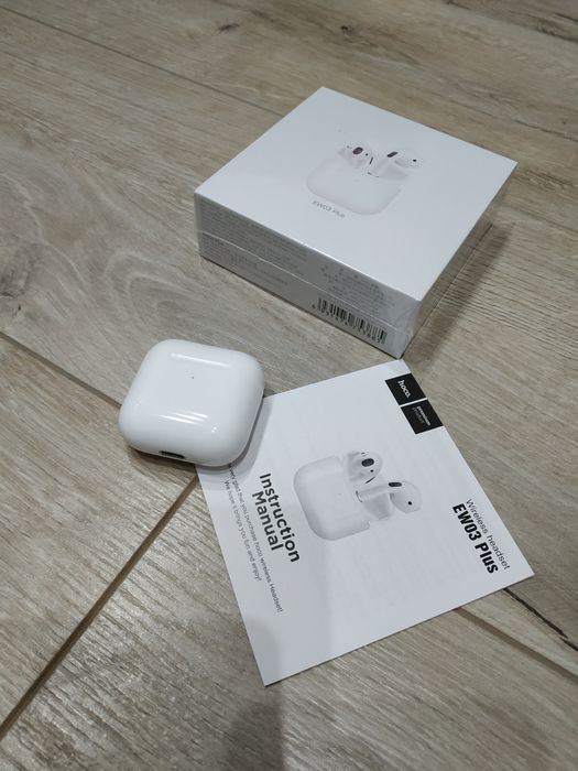 Беспроводные Bluetooth наушники Hoco EW03 Plus с кейсом для зарядки