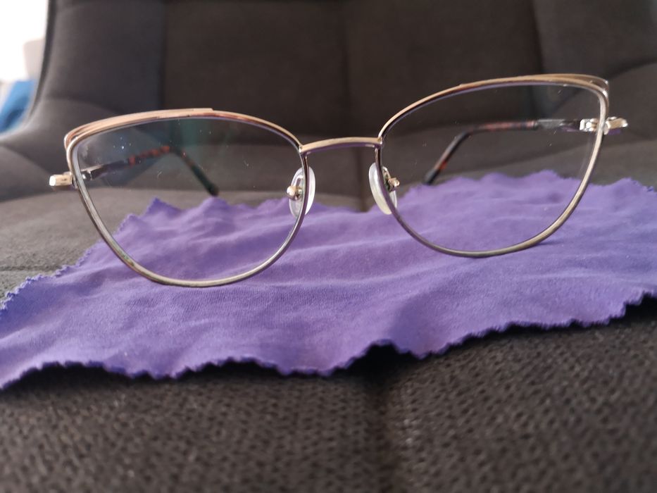 Okulary korekcyjne damskie metalowe