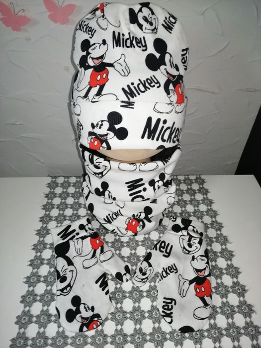 Czapka komin  rękawiczki