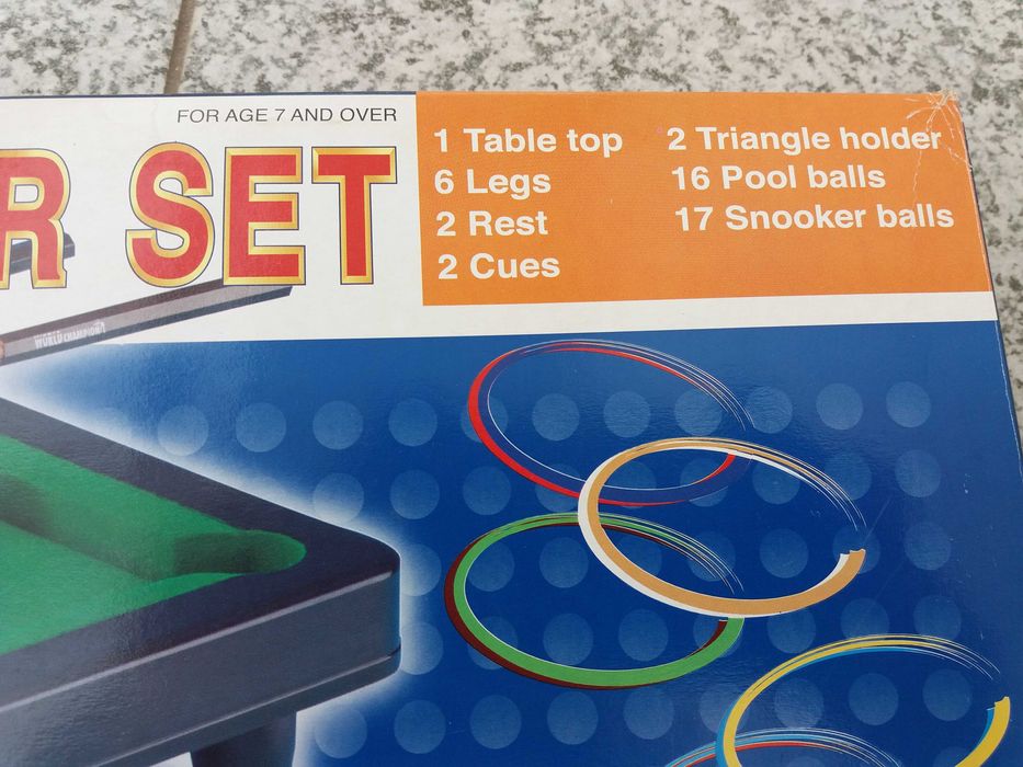 Mini SNOOKER infantil