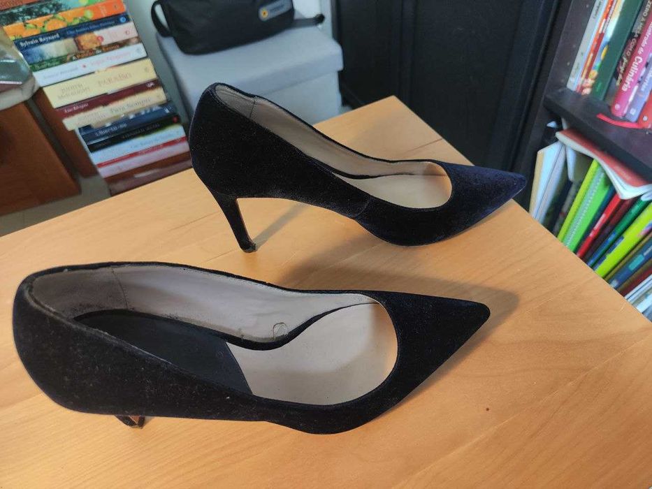 Sapato de salto alto Azul de Tamanho 38 da Mango