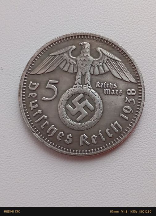 Германия унция серебро proof.