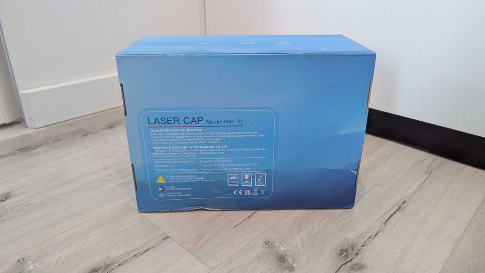 Лазерна кепка Laser Cap Hat-01 118 діодів 650nm для росту волосся LED терапія стимуляція проти випадіння