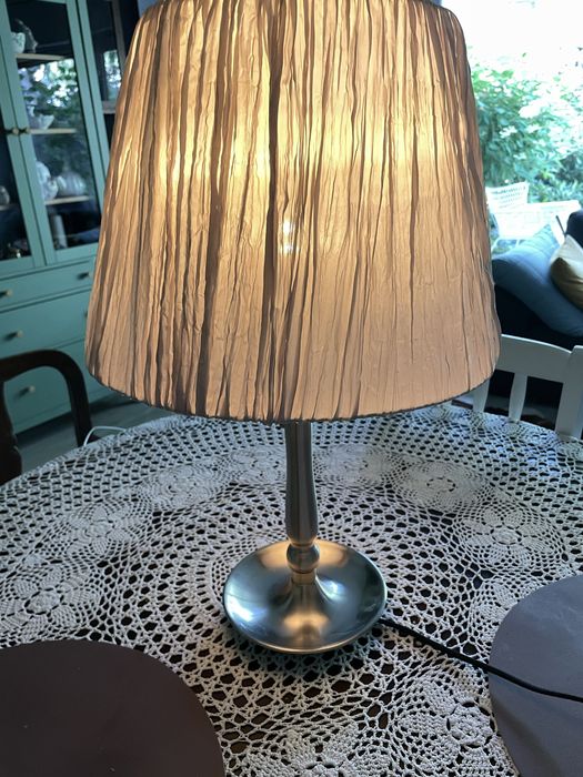Lampa stolowa nocna abażur ikea