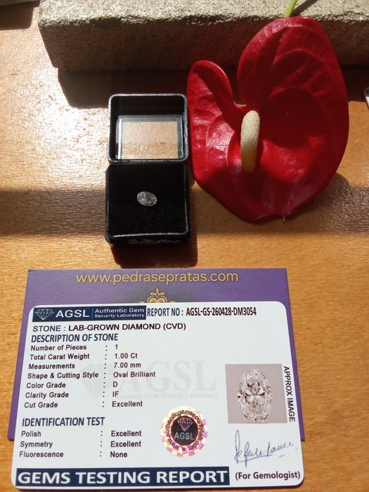 Oportunidade  diamante CVD certificado