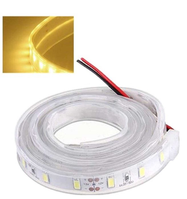 MASUNN 1 M 5630 Smd Taśma silikonowa LED Ciepła