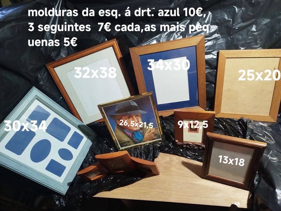 Quadros de tamanhos variados