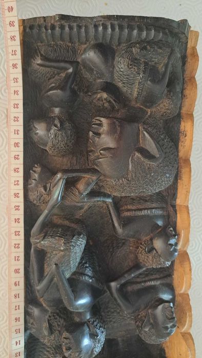 Escultura Tribal Africana Makonde "Ujamaa" (Árvore da Vida)