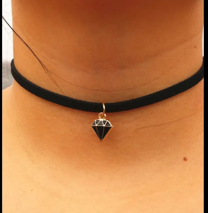 Чокери текстиль/метал