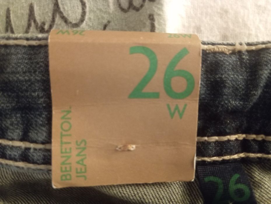 Calções de ganga Benetton