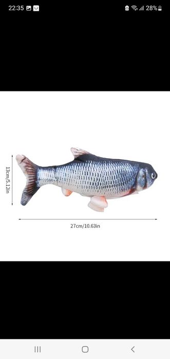 Brinquedo peixe para gato ou cão novo