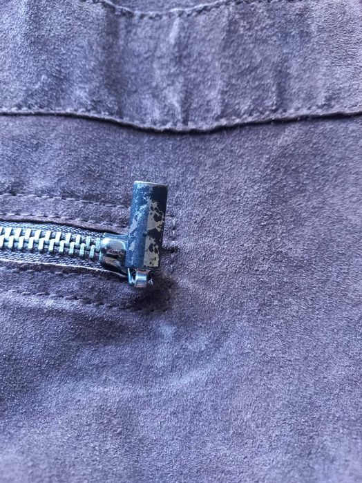 Женская куртка жакет из натуральной замши