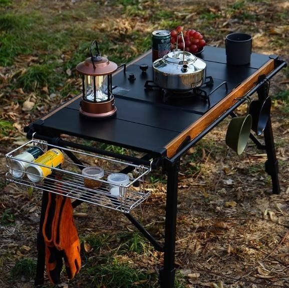 Портативний алюмінієвий розкладний стіл IGT для кемпінгу