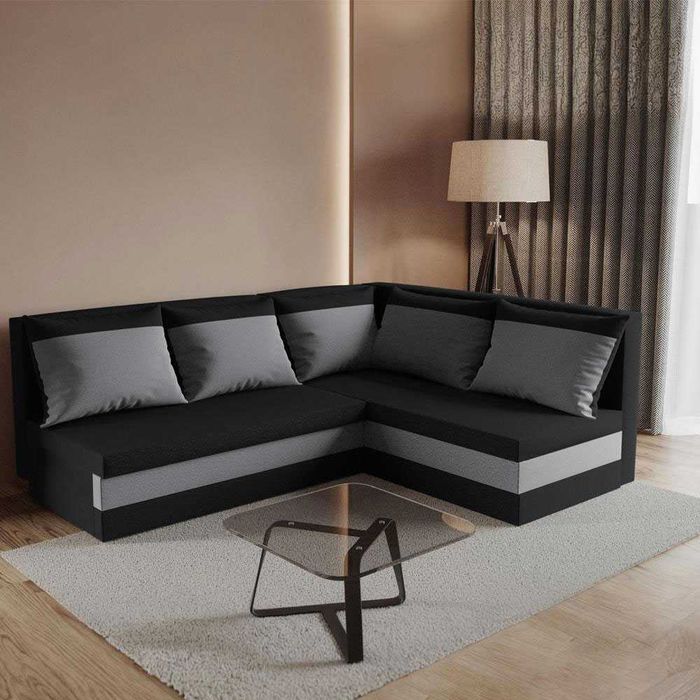 Narożnik z funkcją spania HUGO L / Raty / Szybka dostawa!