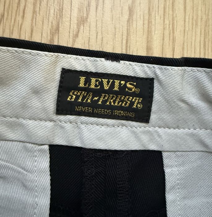 Czarne jeansy Levi’s Sta-prest W30 L34