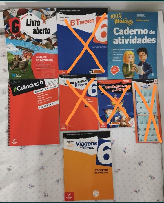 Vendo livros de 6°ano