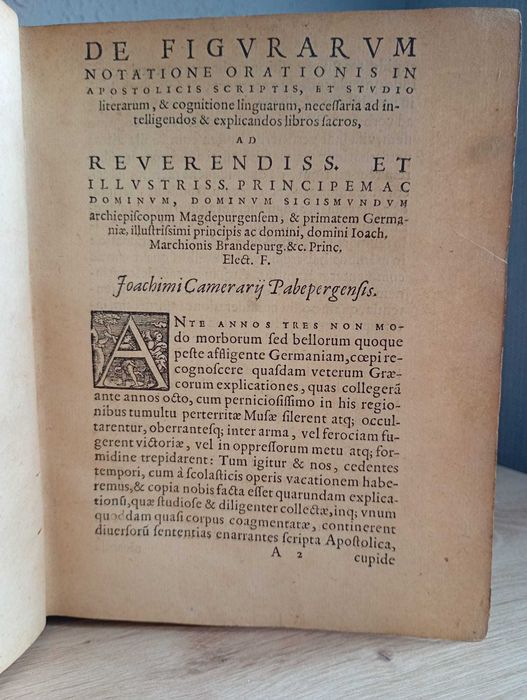 Starodruk 1573 Retoryka Biblijna  - Lipsk - Biblia - Religia