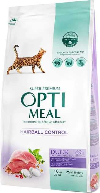 Optimeal (Оптимил) виведення шерсті для кішок (КАЧКА) 10 кг