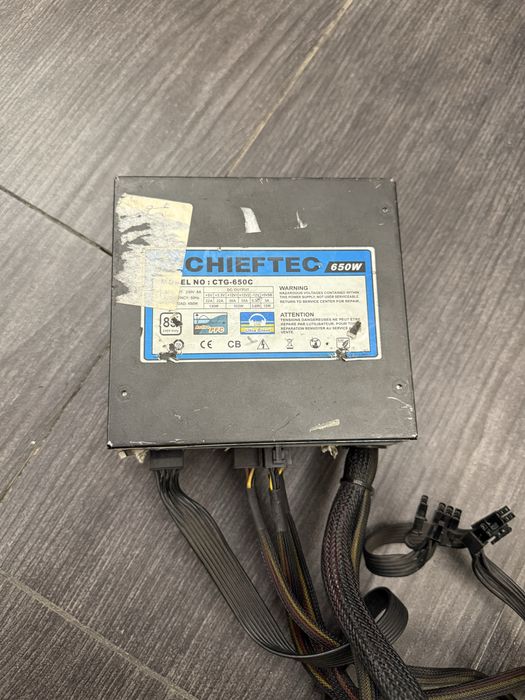 Продам блок питания Chieftec CTG-650C 650W