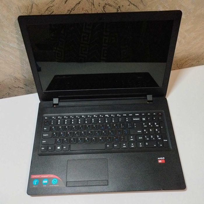 Ноутбук Lenovo 100-15ACL | 4 ядра AMD A6 | 4/500 гб | батарея 3ч