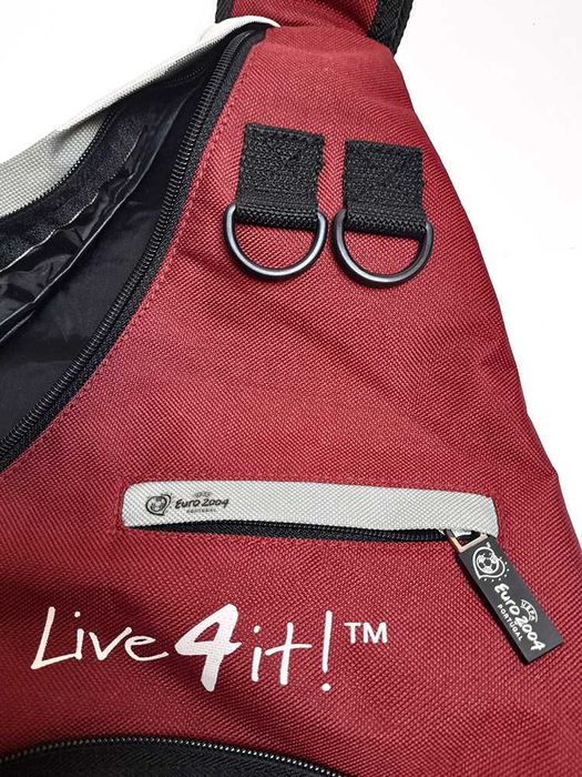 Conjunto Mochila e Cinta Oficial Euro 2004 UEFA Novo