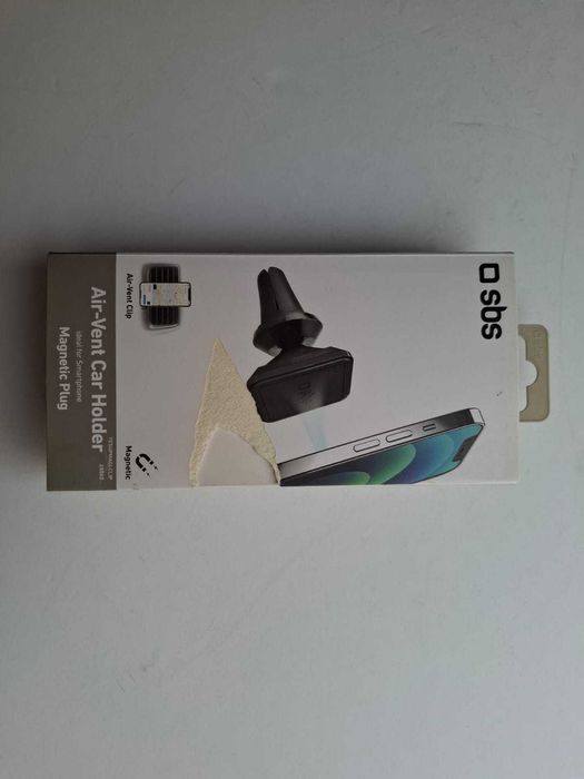 SBS suporte de telemóvel magnético para prender no ventilador de carro