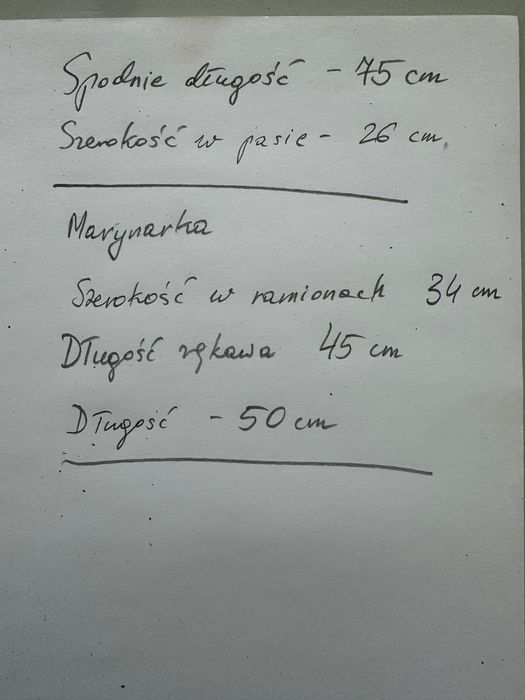 Garnitur dla chłopca granatowy