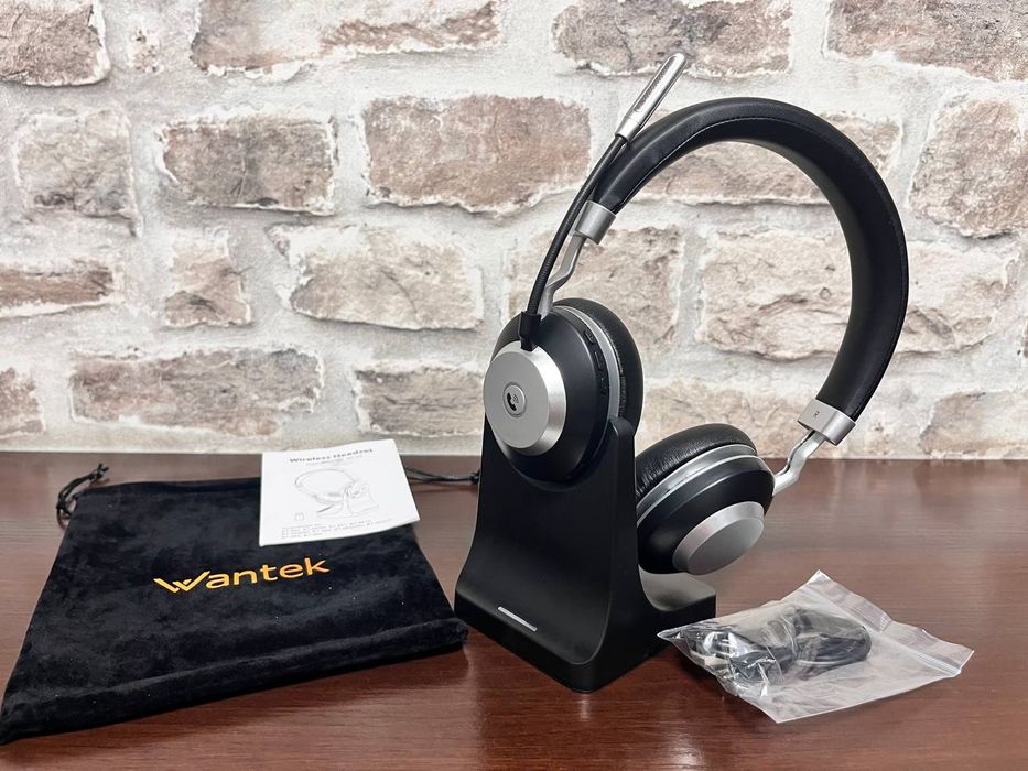 Гарнітура Wantek BT-88 Bluetooth 5.3 з шумопоглинанням, USB адаптером