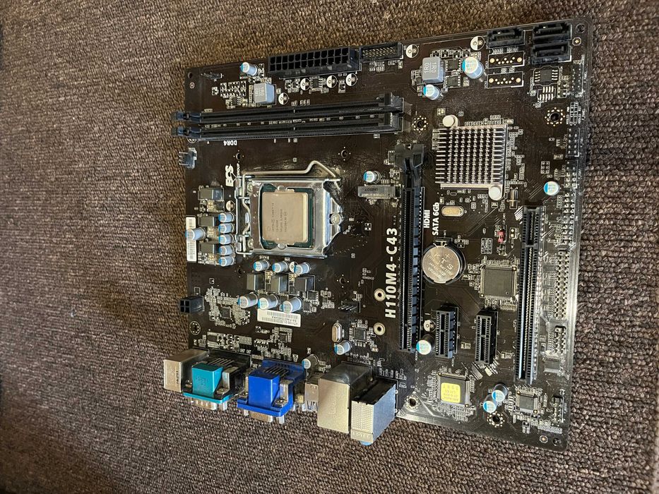 Комплект материнская плата ECS H110M4-C43/core i3-6100/кулер: 2 030 грн ...