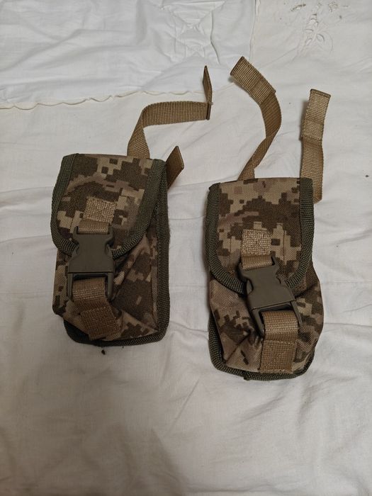 Подсумки для гранат. Система моли.