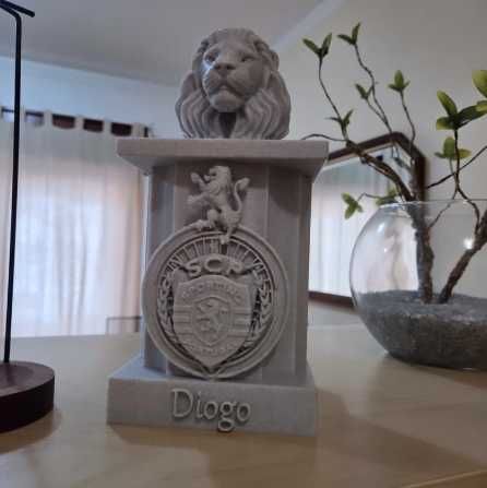Leão Sporting Personalizado - Peça Decorativa