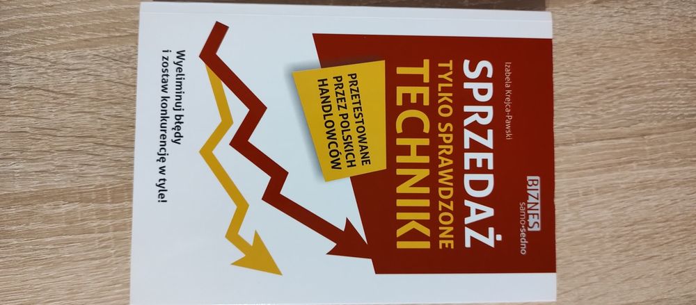 Sprzedaż techniki sprzedaży biznes poradniki Izabela Krejca