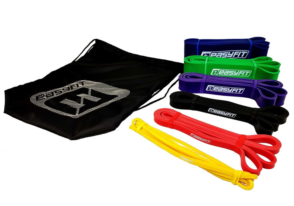 Резинки EasyFit для фітнесу, спорту підтягування та резина для турника