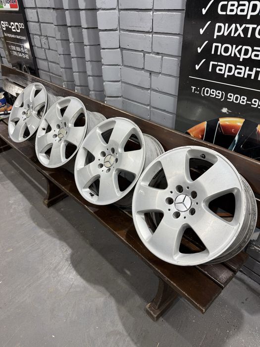 99 Литые оригинальные диски Mercedes W221 5/112 R17 et43
