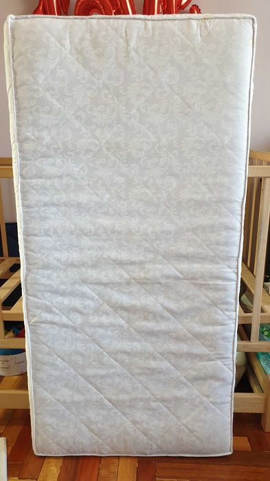 Дитяча кроватка з маятником + ортопедичний матрац з кокосовою основою