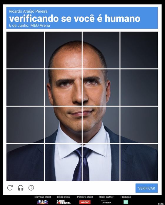 Bilhete Ricardo Araujo Pereira