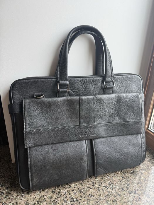 Шкіряний порфель Armani