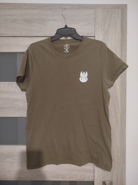Koszulka militarna Camoshop M / khaki / wojskowa z orłem / patriotyczna