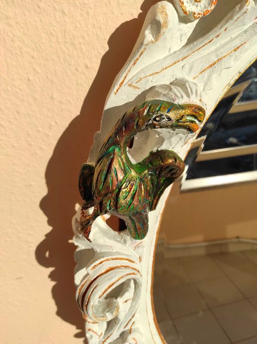 Espelho oval biselado