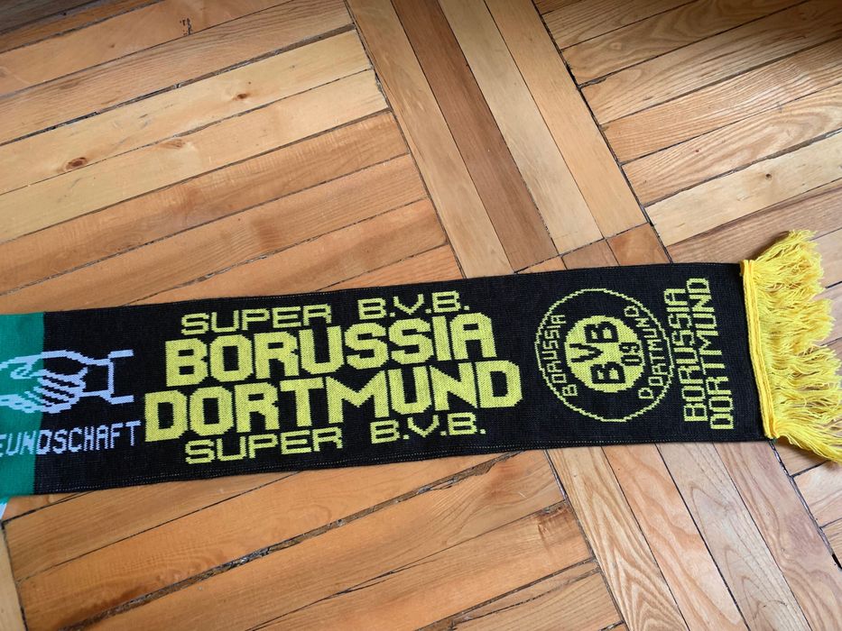 Футбольный шарф дружественных клубов Borussia Dortmund Celtic Glasgow
