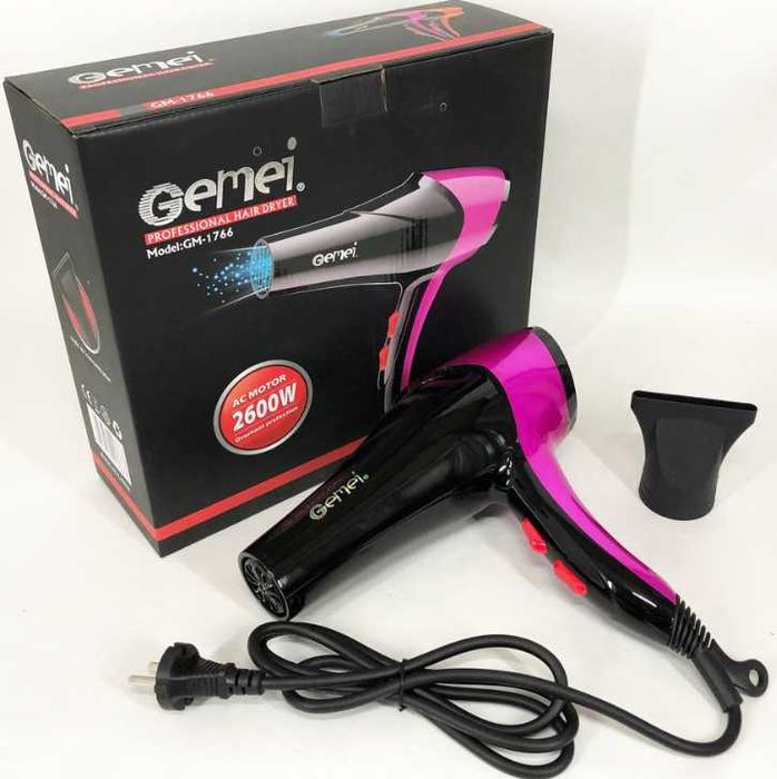 Потужний фен з коробкою на подарунок, фен для волос