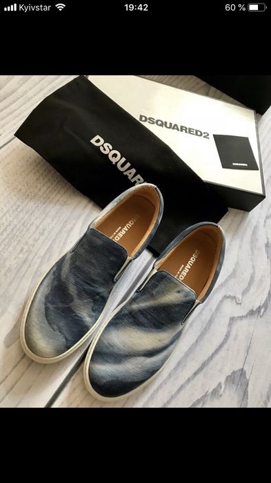 Продам Слипоны Dsquared оригинал,размер 39(richmond,ice berg,gucci)
