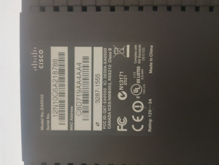 Продам WiFi роутер Cisco Linksys EA6500