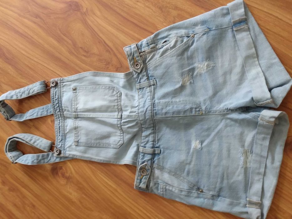 Ogrodniczki dżinsowe Bershka XS