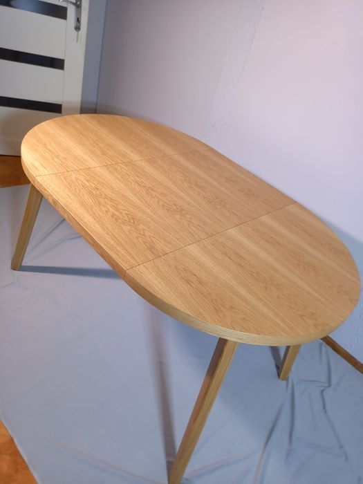 Stół okrągły rozkładany DĄB 90cm