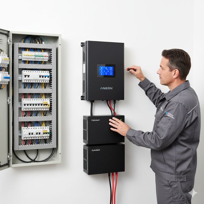 Інвертор Anern 6.2кВт + МОНТАЖ за 1 день. Світло буде завжди!