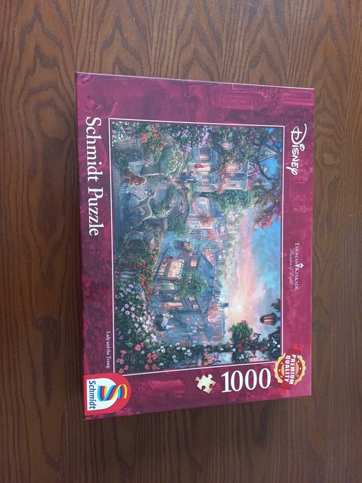 Puzzle Schmidt 1000 Kinkade Zakochany kundel