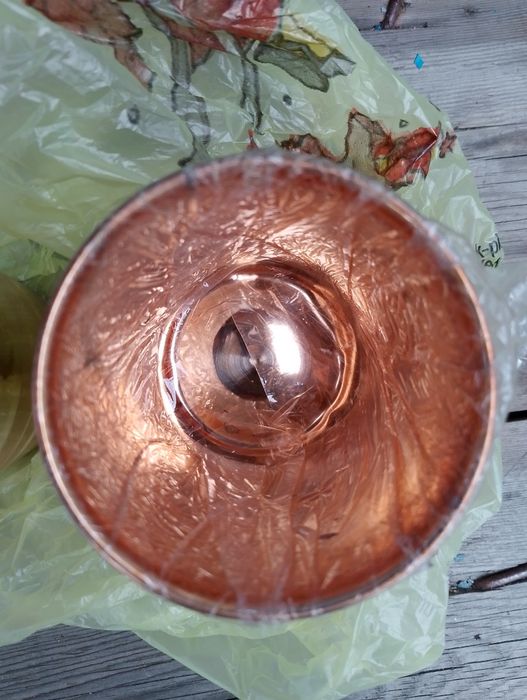 Медный стакан  новый