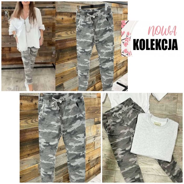 Spodnie moro kieszenie By o la la